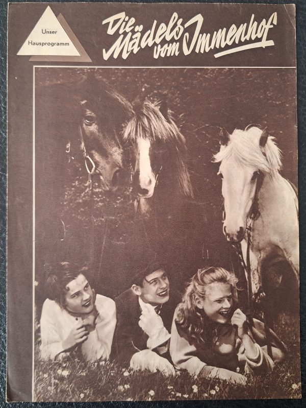 HP: Die Mädels vom Immenhof, Heidi Brühl, Angelika Meissner Voelkner, Margarethe Haagen, Paul Klinger, Josef Sieber, Paul Henckels, Peter Tost,