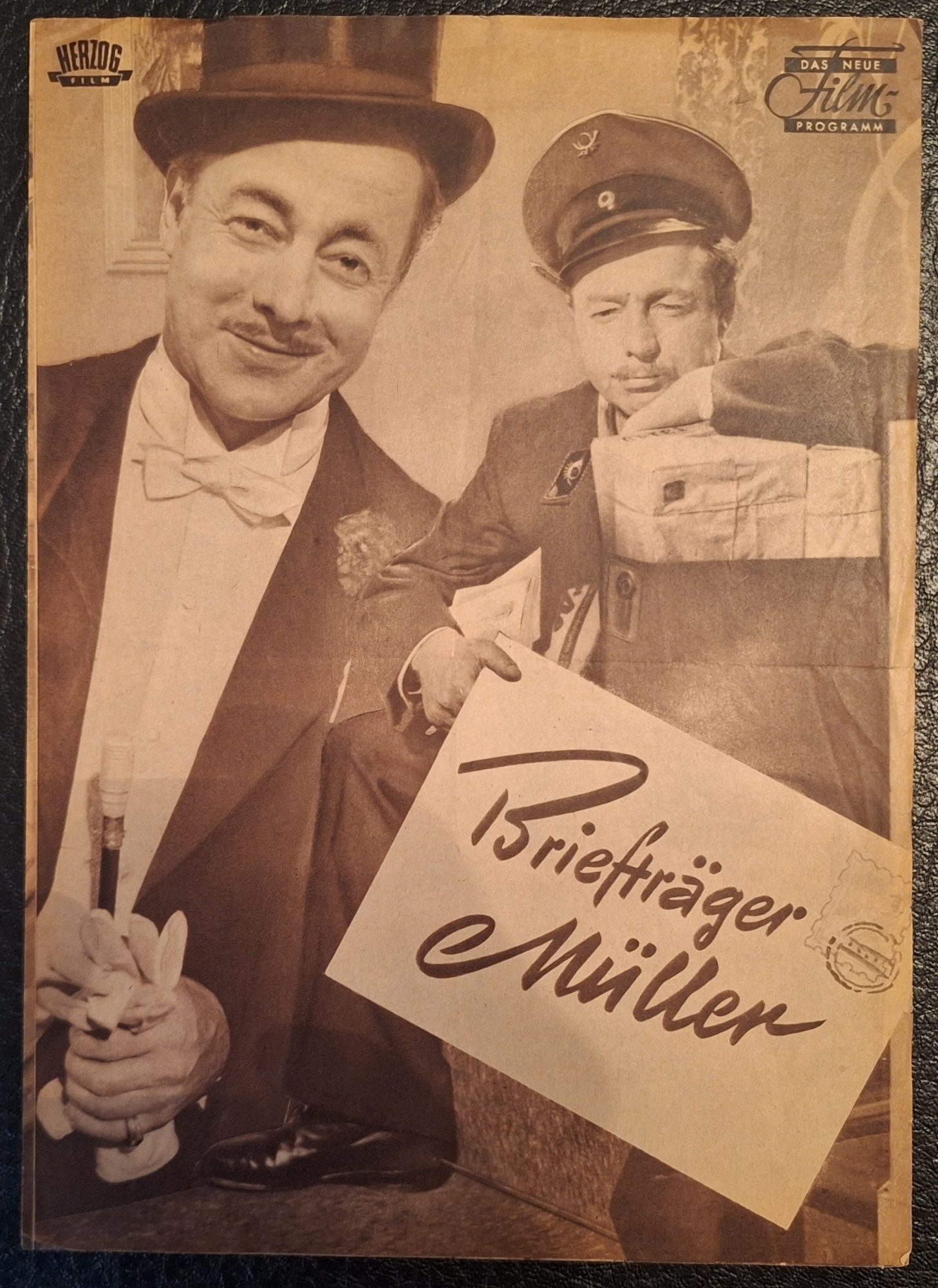 Briefträger Müller ( John Reinhardt ) Heinz Rühmann, Heli Finkenzeller, Susanne von Almassy, Oskar Sima, Rolf Kutschera,