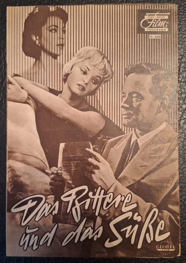 Das Bittere und das Süsse (Robert Siodmak) Nadja Tiller, Tony Britton, William Bendix, Natasha Parry, Noramn Wooland, Donald Wolfit, Tony Wright, Adrienne Corri, Joyce Carey, John Welsh, Martin Miller, Michael Ward, Edward Chapman
