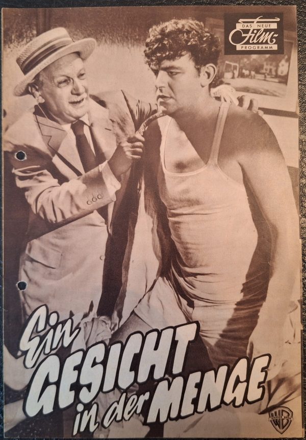 Ein Gesicht in der Menge (Elia Kazan) Andy Griffith, Walter Matthau, Patricia Neal, Anthonie Franciosa, Lee Remick