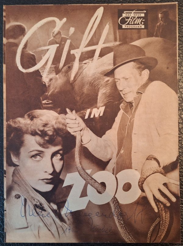 Gift im Zoo ( Hans Müller ) Irene von Meyendorff, Carl Raddatz, Petra Peters, Ernst Schröder, Hermann Speelmans, Nikolai Kolin,