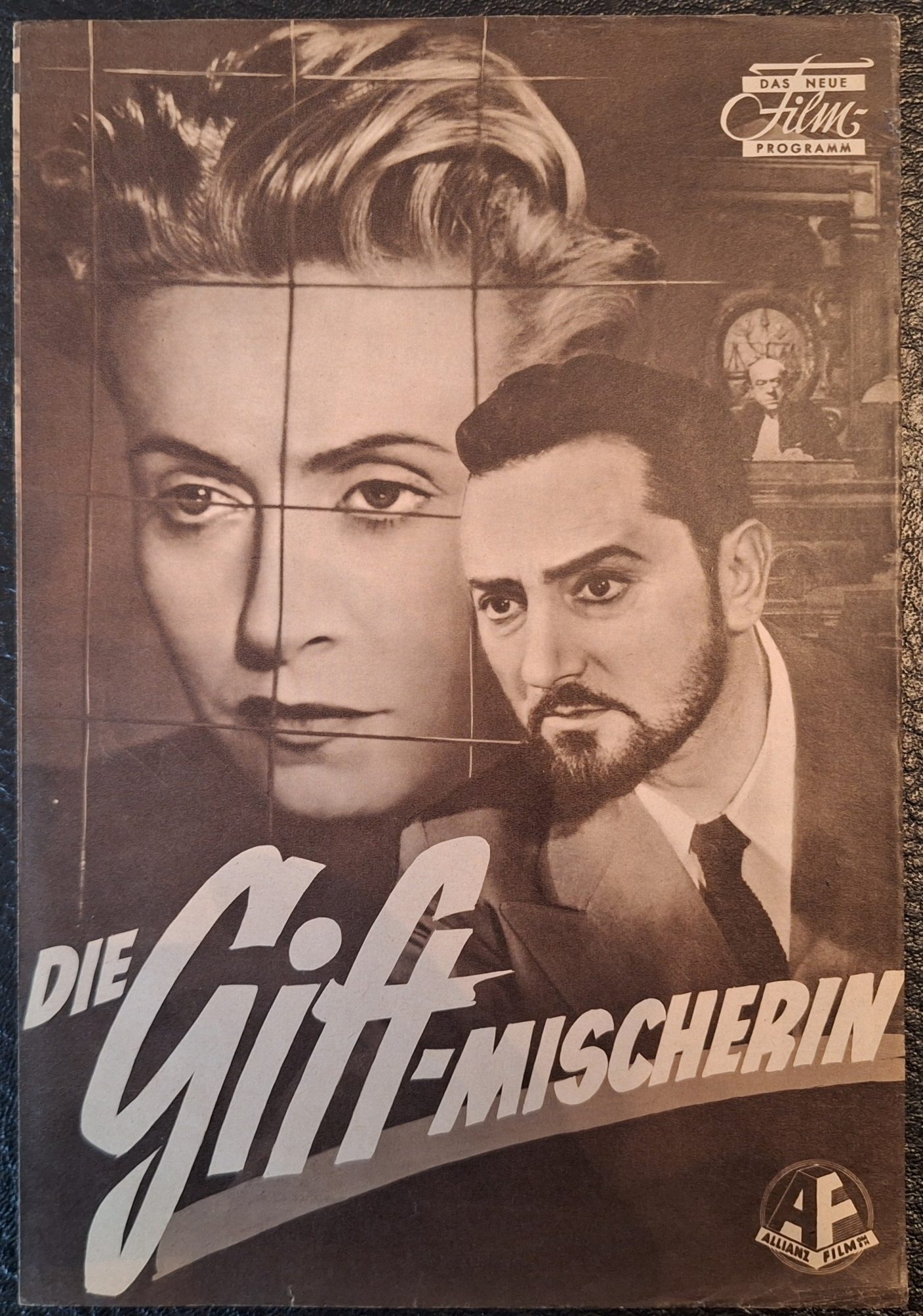 Die Giftmischerin ( Georges Combret ) Pierre Brasseur, Monique Melinand, Alfred Adam, Sophie Leclair, Marie France, Rene Blancard,