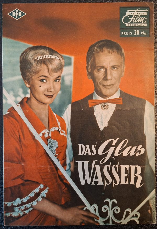 Das Glas Wasser (Helmut Käutner) Gustaf Gründgens, Sabine Sinjen, Liselotte Pulver, Hilde Krahl, Horst Janson, Rudolf Forster, Hans Leibelt, Sybille Kien