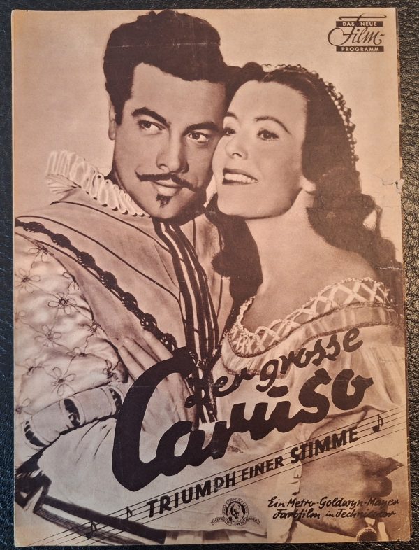 Der grosse Caruso ( Triumph einer Stimme ) ( Richard Thorpe ) Mario Lanza, Ann Blyth, Dorothy Kirsten, Jarmila Novotna, Carl Benton Reid,