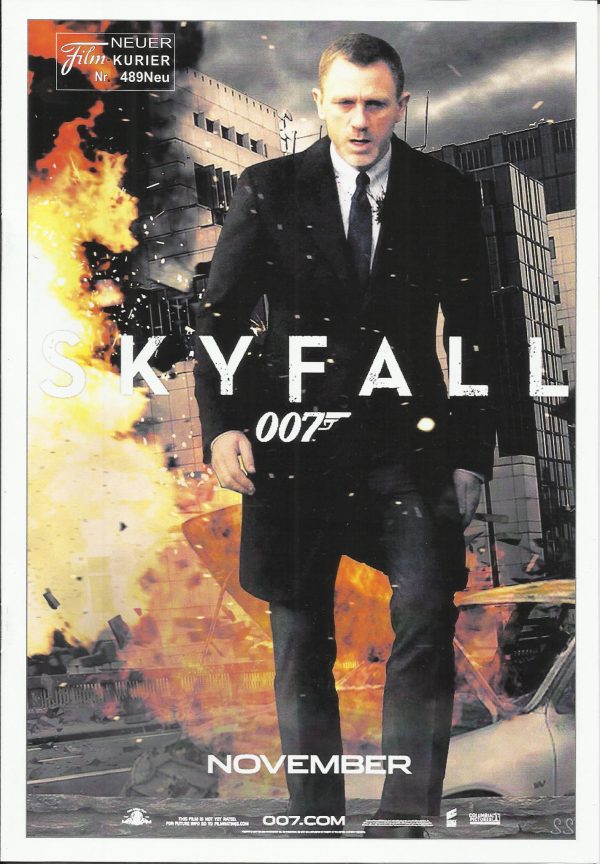 489: Skyfall ( James Bond 007 ) ( Ian Fleming ) ( 2. Auflage ) Daniel Craig, Javier Bardem, Judi Dench, Ralph Fiennes, Naomie Harris, Berenice Marlohe, Albert Finney, Ola Rapace,