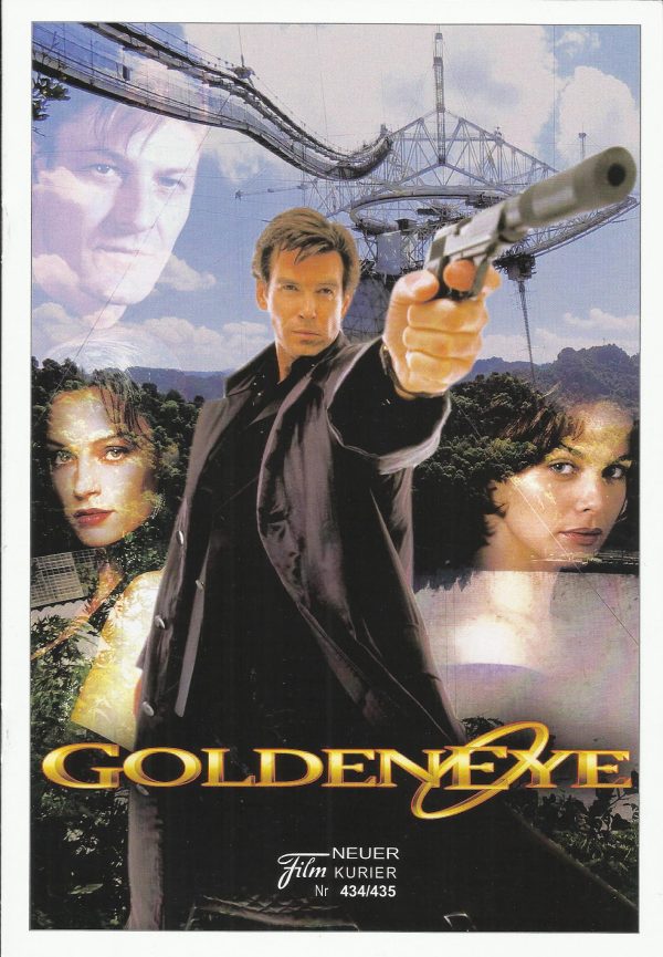 434/435: James Bond 007 Golden Eye ( Ian Fleming ) ( 2. Auflage ) Pierce Brosnan, Sean Bean, Izabella Scorupco, Joe Don Baker, Judi Dench, Robbie Coltrane, Tcheky Karyo, Gottfried John, Desmond Llewelyn, Samantha Bond, Michael Kitchen, Serena Gordon,