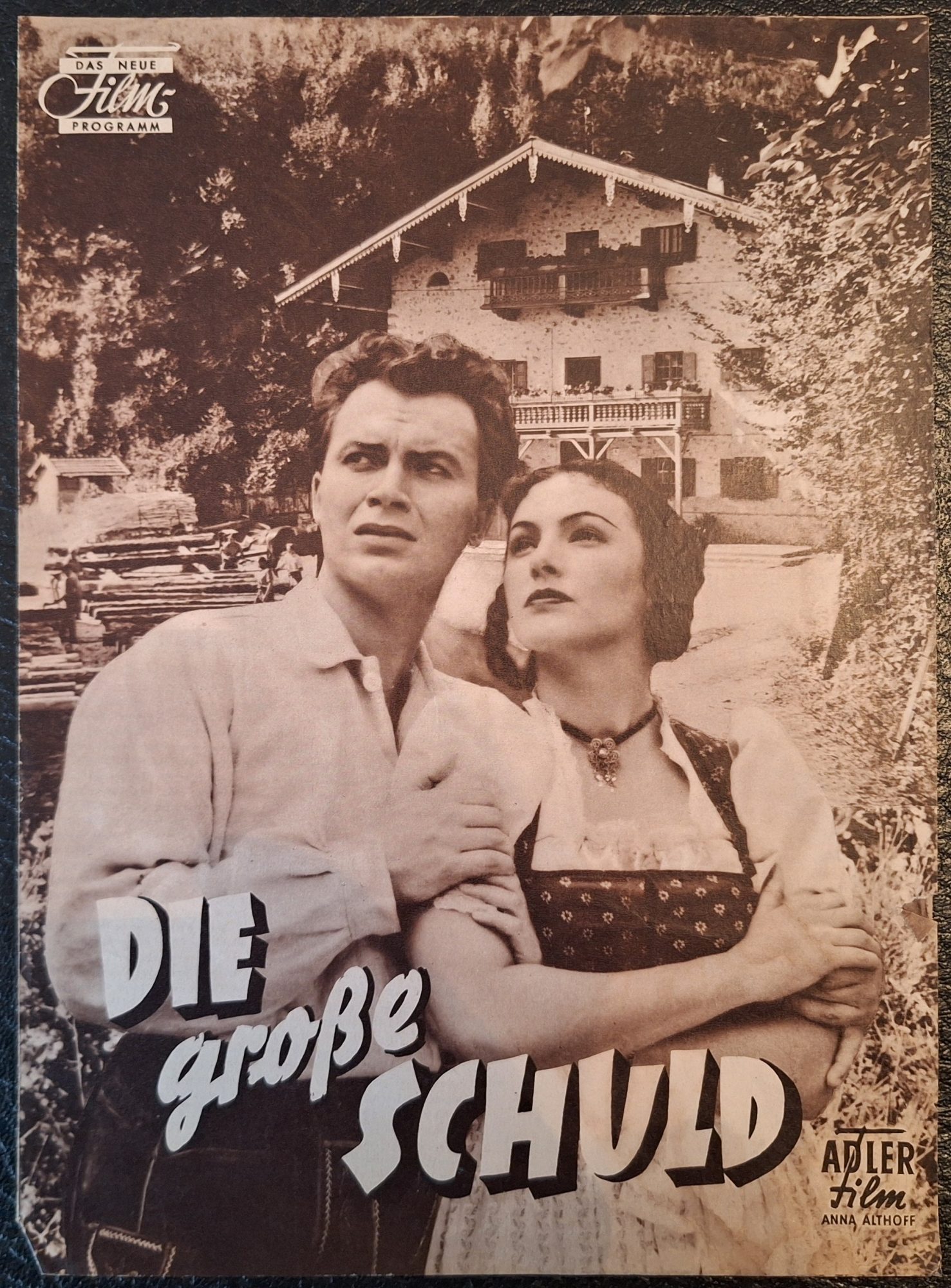 Die grosse Schuld ( Jürgen von Alten ) Renate Mannhardt, Kurt Heintel, Karl Fischer,