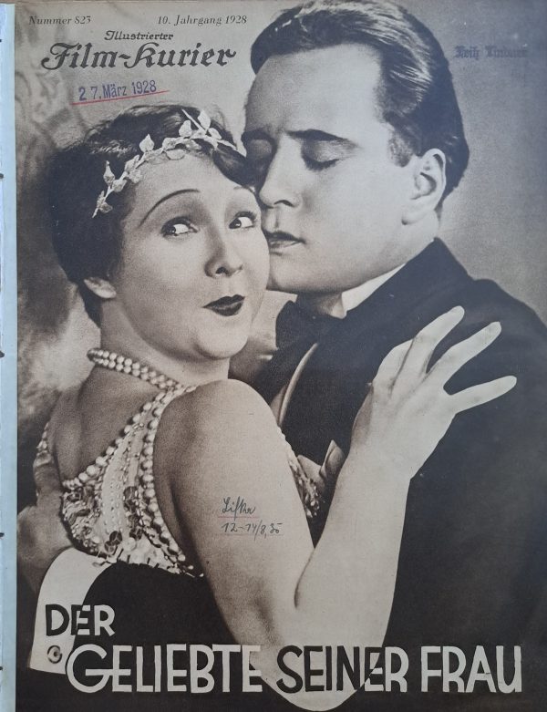823: Der geliebte seiner Frau ( Max Neufeld ) Alfons Fryland, Dina Gralla, Richard Waldemar, Claire Lotto, Viktor Franz, Oskar Beregi, Otto Schmöle