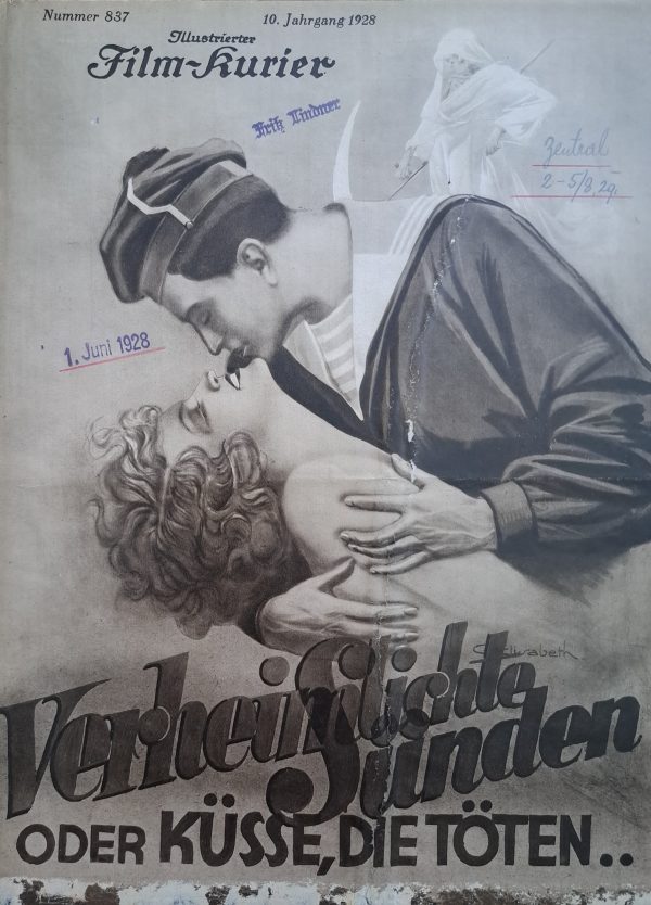 837: Verheimlichte Sünden oder Küsse, die töten ( Jean Choux ) André Soral, Claude Harold, Pierre Chanot, Fabien Frachat, Thérése Reignier, Aldo, Dr. T. Malachowski