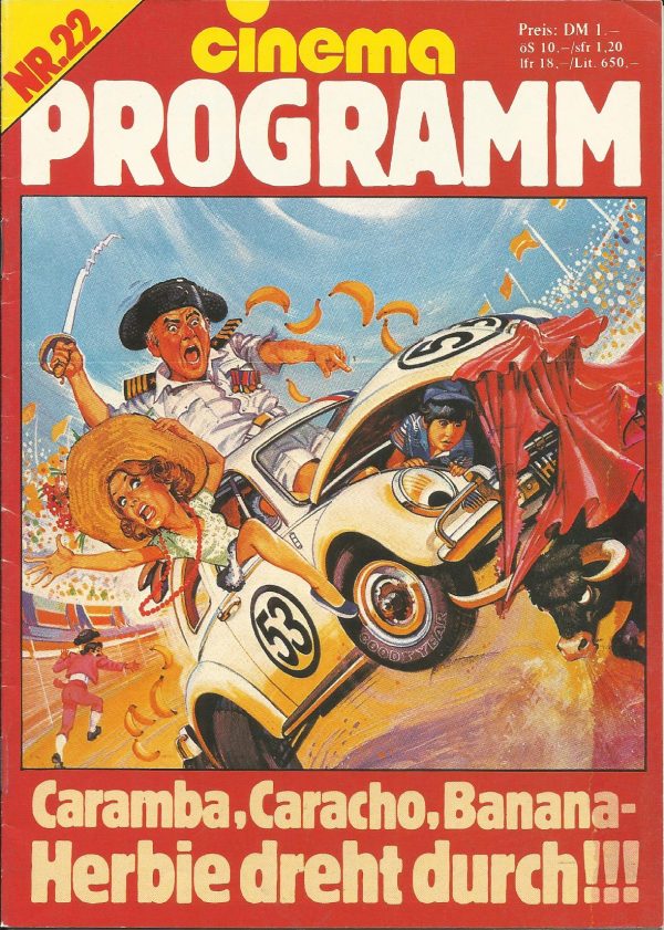 Nr. 22: Caramba, Caracho, Banana - Herbie dreht durch !!! ( Vincent McEveety ) Harvey Korman, Cloris Leachman, Joaquin Garay III, Charles Martin Smith, John Vernon, Elyssa Davalos, Stephen Burns, Richard Jaeckel, Alex Rocco