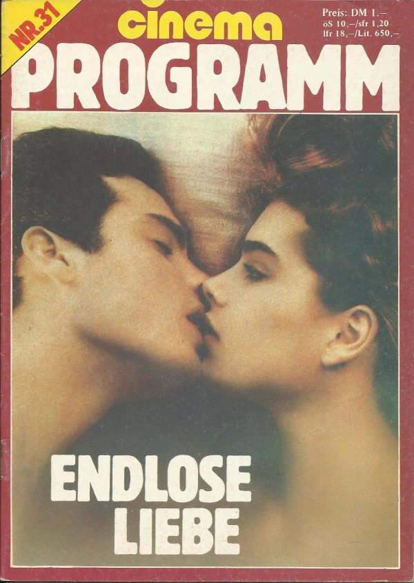 Nr. 31: Endlose Liebe ( Franco Zeffirelli ) Brooke Shields, Martin Hewitt, Shirley Knight, Don Murray, Jimmy Spader, Ian Siering, Richard Kiley, Beatrice Straight, Penelope Milford