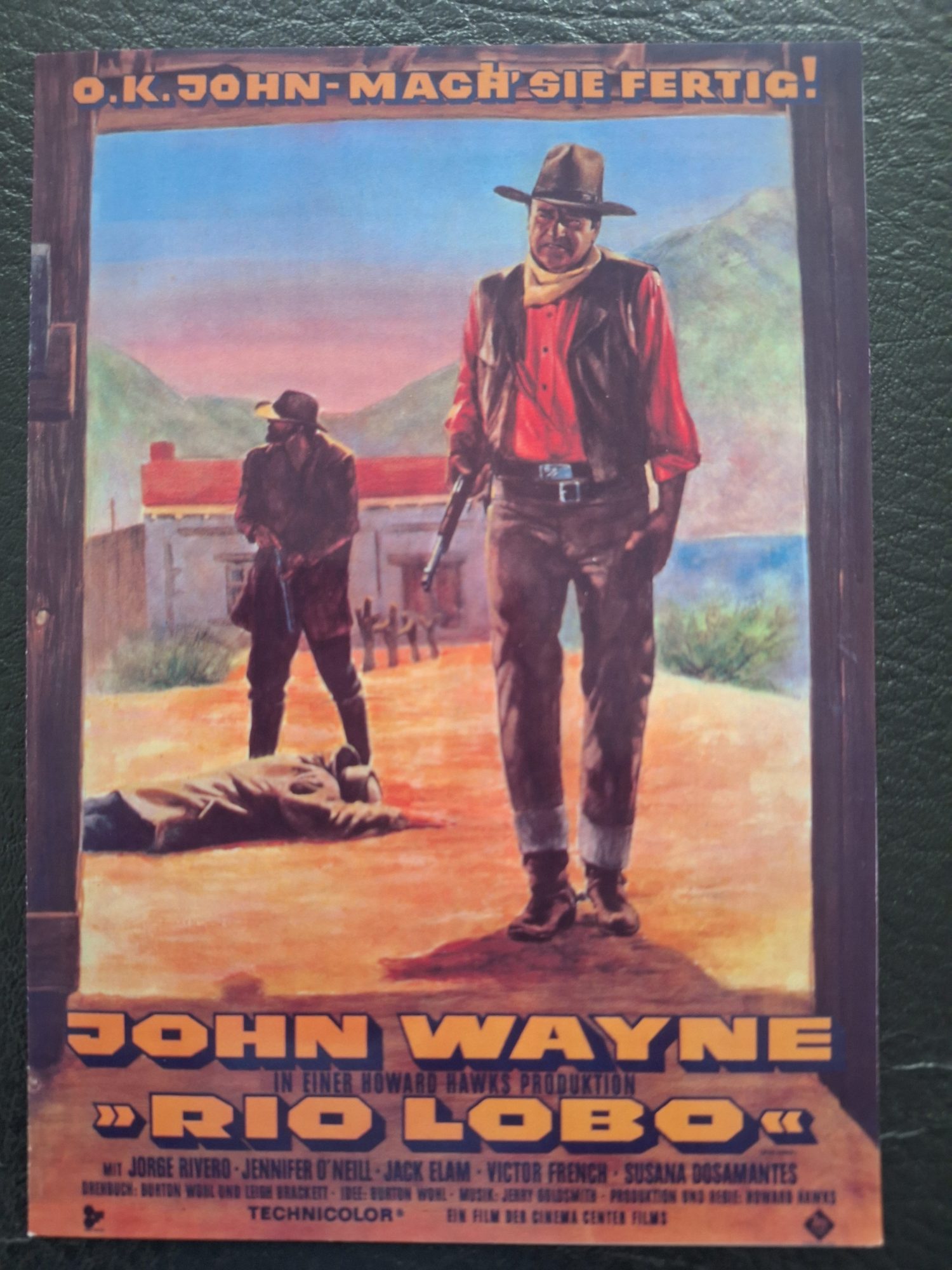 263: Rio Lobo ( Howard Hawks ) John Wayne, Jorge Rivero, Jennifer O´Neill, Jack Elam, Victor French, Chris Mitchum, Jim Davis,