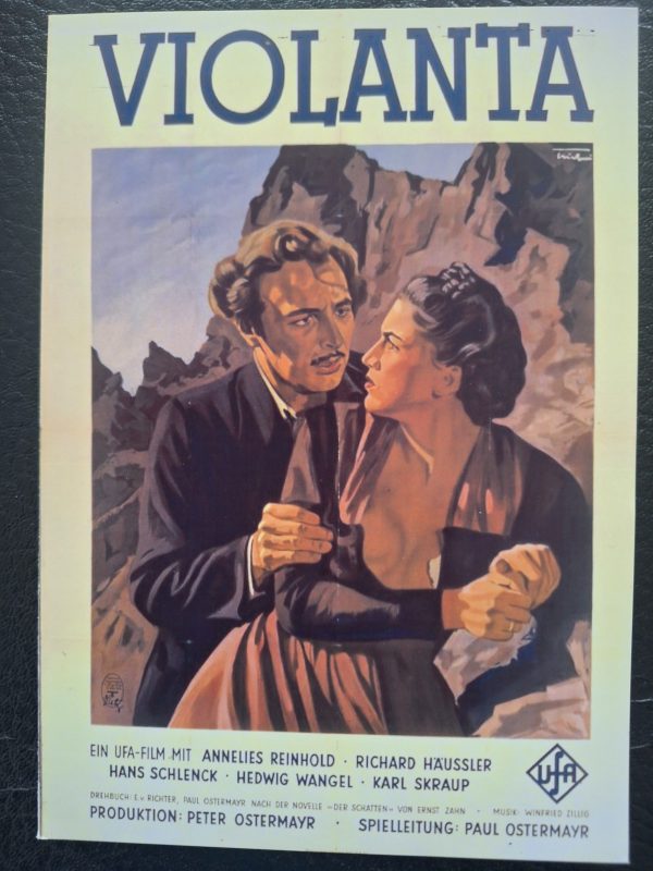 272: Violanta ( Peter Ostermayr ) Annelies Reinhold, Richard Häussler, Hans Schlenck, Hedwig Wangel, Karl Skraup,