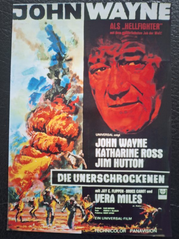 407: Die Unerschrockenen ( The Hellfighters ) John Wayne, Katharina Ross, Jim Hutton, Vera Miles, Jay C. Flippen, Bruce Cabot, Edward Faulkner, Barbara Stuart,