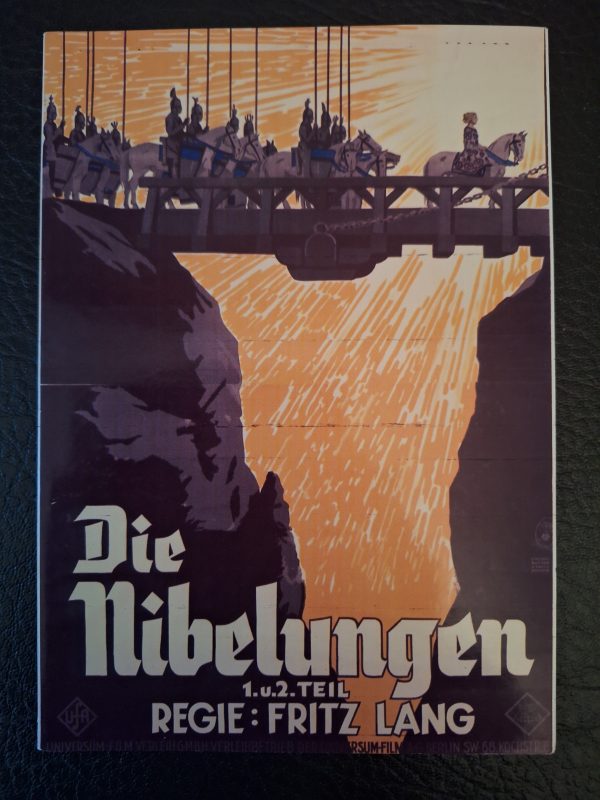 800: Die Nibelungen ( 1 - 2 Teil ) ( Fritz Lang ) Margarete Schön, Paul Richter, Hanna Ralph, Hans Adalbert von Schlettow, Theodor Loos, Rudolf Klein Rogge, Erwin Biswanger, Rudolf Rittner ( 12 Seiten )