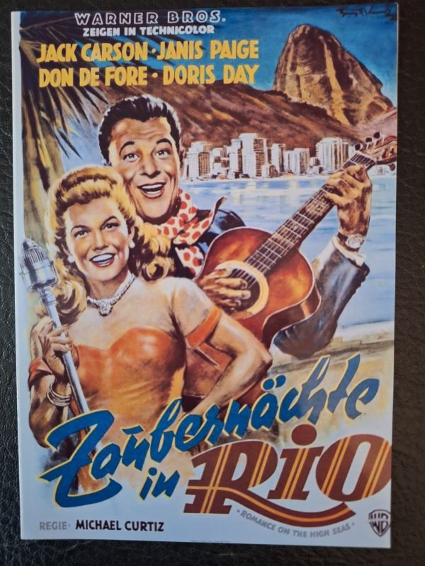 722: Zaubernächte in Rio ( Liebe im Süden ) ( Michael Curtiz ) Jack Carson, Janis Paige, Don DePore, Doris Day, Oscar Levant, Szöke Szakall, Fortunio Bonanova,