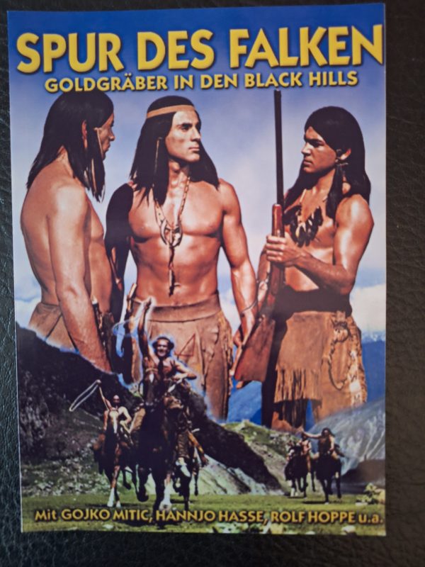 723: Spur des Falken - Goldgräber in den Black Hills ( Gottfried Kolditz ) Gojko Mitic, Hannjo Hasse, Barbara Brylska, Lali Meszchi, Rolf Hoppe, Hartmut Beer, Helmut Schreiber,