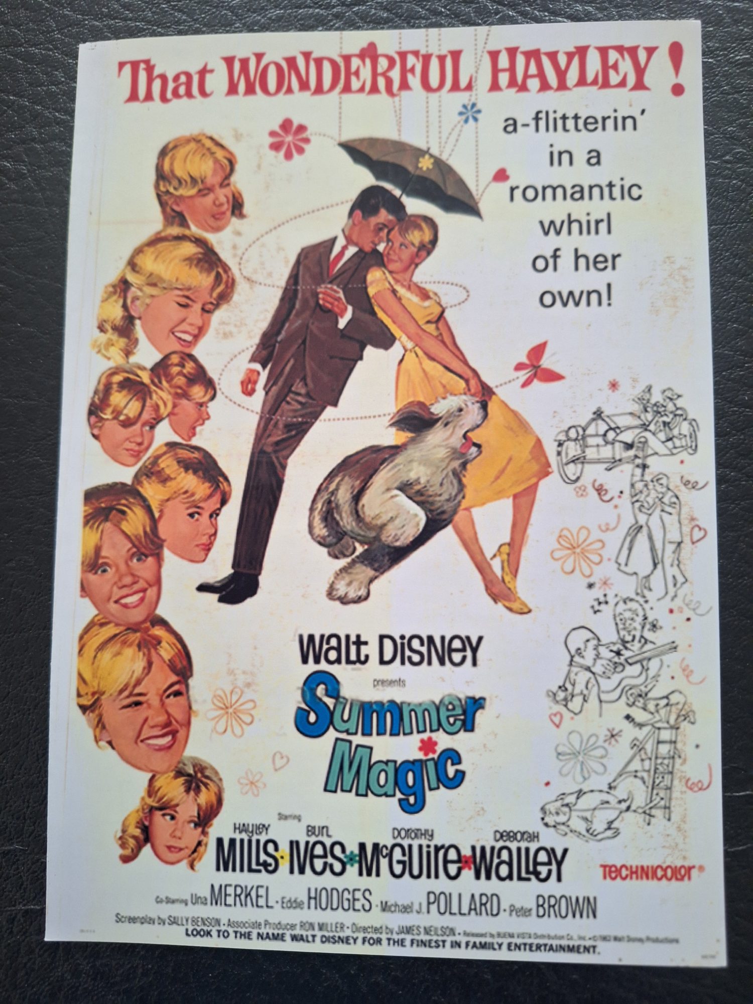 314: Summer Magic ( Walt Disney ) Hayley Mills, Burl Ives, Dorothy McGuire, Deborah Walley, Eddie Hodges, Una Merkel,