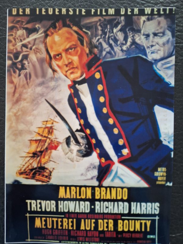 340: Meuterei auf der Bounty ( Lewis Milestone ) Marlon Brando, Trevor Howard, Richard Harris, Hugh Griffith, Tarita, Gordon Jackson,