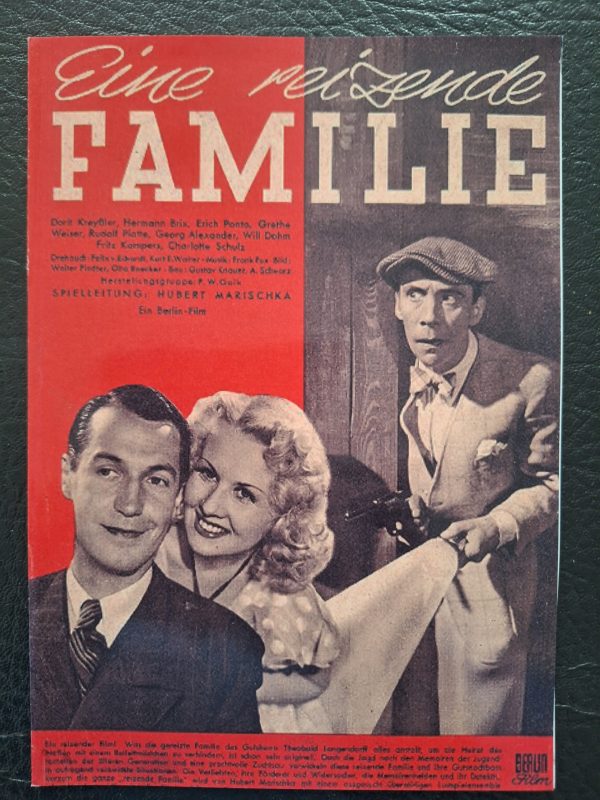 327: Eine Reizende Familie ( Der Meisterdetektiv ) ( Hubert Marischka ) Erich Ponto, Georg Alexander, Grethe Weiser, Hermann Brix, Dorit Kreysler, Fritz Kampers, Rudolf Platte, Charlotte Schultz, Will Dohm,