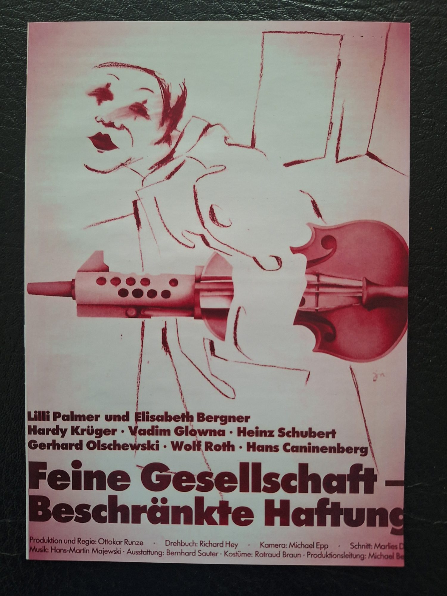 441: Feine Gesellschaft - Beschränkte Haftung ( Ottokar Runze ) Lilli Palmer, Elisabeth Bergner, Hardy Krüger, Vadim Glowna, Gerhard Olschewski, Wolf Roth, Hans Caninenberg, Heinz Schubert,