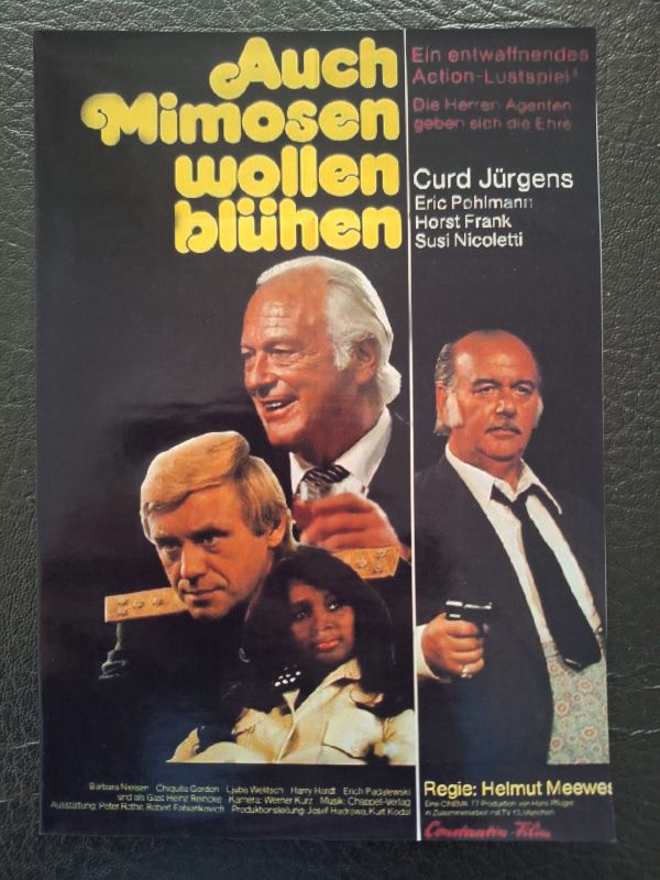 442: Auch Mimosen wollen blühen ( Helmut Meewes ) Curd Jürgens, Eric Pohlmann, Susi Nicoletti, Horst Frank, Chiquita Gordon, Erich Padalewski, Barbara Nielsen, Ljuba Weitsch, Harry Hardt, Heinz Reincke,