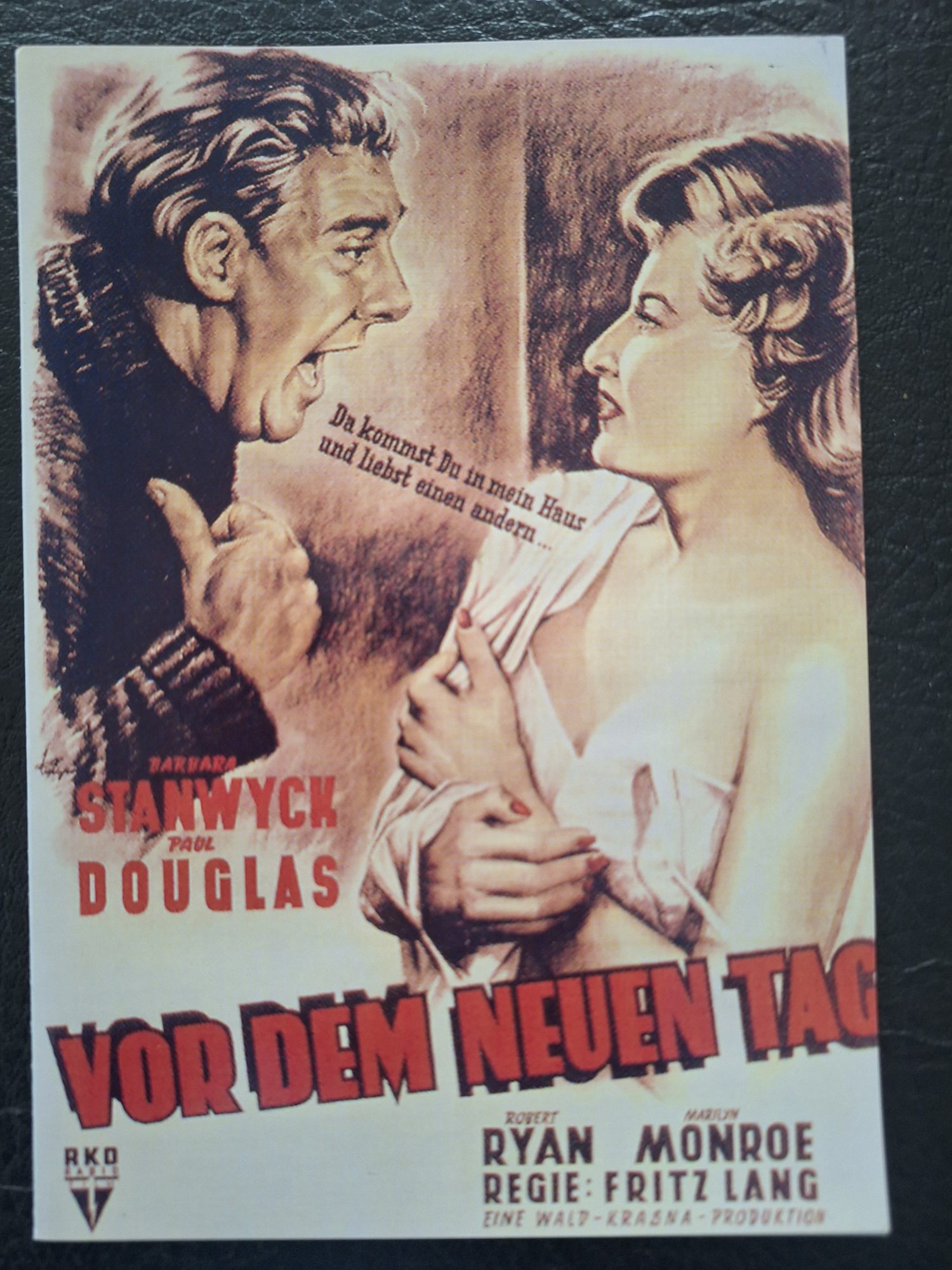 443: Vor dem Neuen Tag ( Fritz Lang ) Marilyn Monroe, Barbara Stanwyck, Paul Douglas, Robert Ryan, J. Carrol Naish, Keith Andes, Silvio Minciotti,