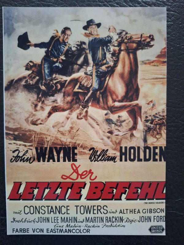 698: Der letzte Befehl ( the horse soldiers ) ( John Ford ) John Wayne, William Holden, Constance Towers, Althea Gibson, Hoot Gibson, Anna Lee, Russell Simpson, Stan Jones, Carleton Young,