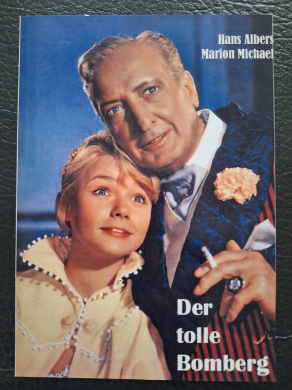 651: Der tolle Bomberg (Rolf Thiele) Hans Albers, Marion Michael, Harald Juhnke, Gert Fröbe, Camilla Spira, Paul Henckels, Hubert von Meyerinck,Hans Leibert, Ingeborg Christiansen, Erich Fiedler, Herbert Weißbach, Otto Stoeckel, Herbert Hübner