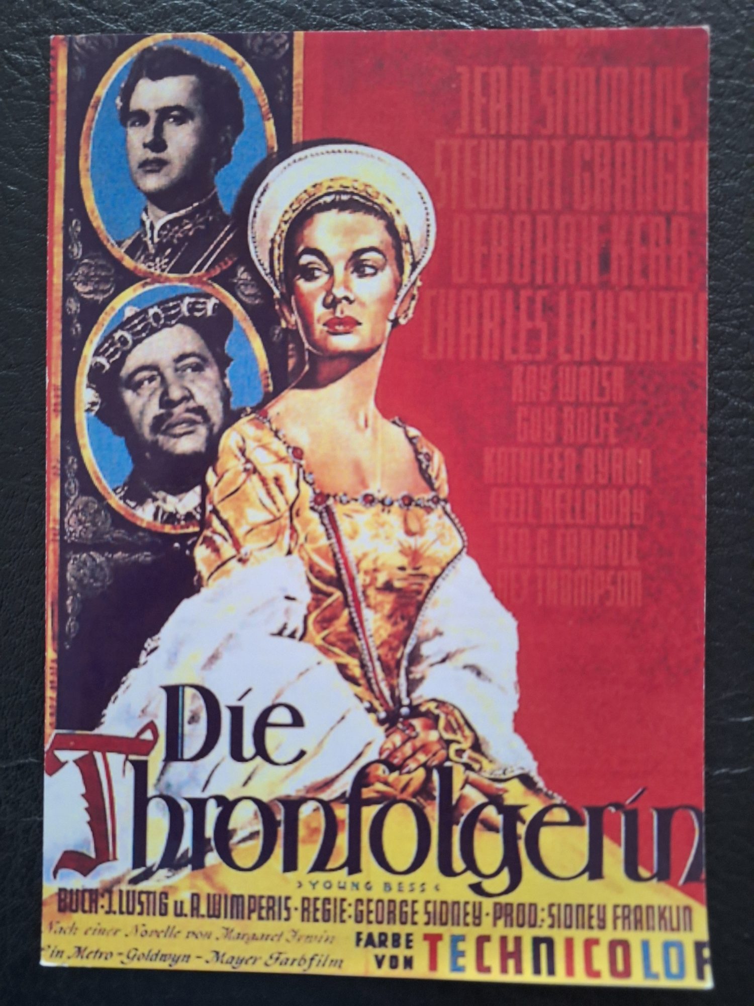 653: Die Thronfolgerin ( Young Bess ) ( George Sidney ) Jean Simmons, Stewart Granger, Deborah Kerr, Charles Laughton, Kay Walsh, Alan Napier, Guy Rolfe, Kathleen Byron,