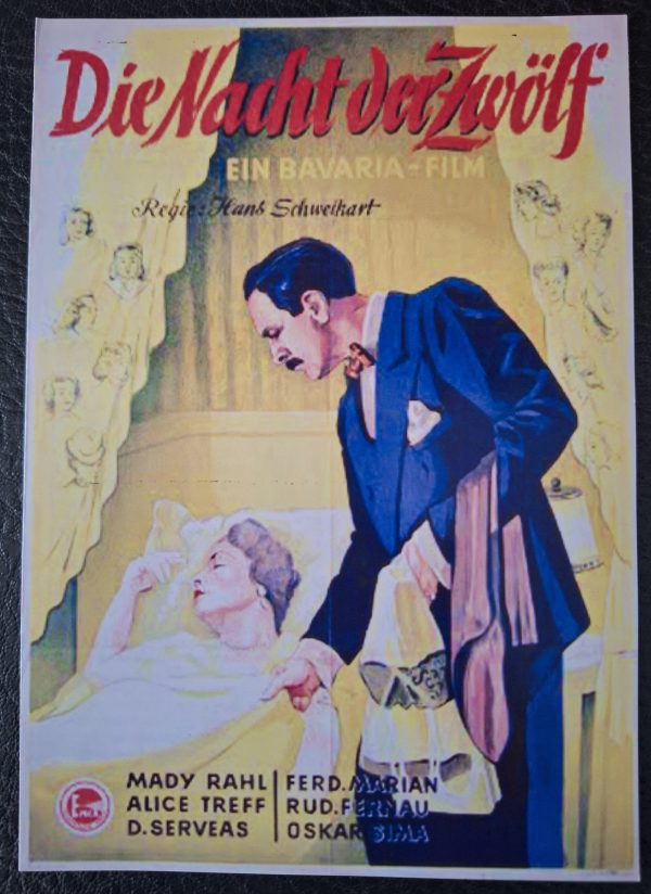 739: Die Nacht der Zwölf ( Hans Schweikart ) Ferdinand Marian, Mady Rahl, Annelies Reinhold, Dagny Servaes, Alice Treff, Elsa Wagner, Rudolf Fernau, Oskar Sima, Fritz Odemar,