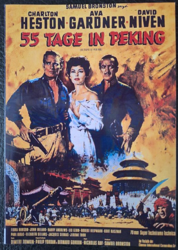 747: 55 Tage in Peking (Nicholas Ray) Charlton Heston, Ava Gardner, David Niven, Flora Robson, John Ireland, Harry Andrews, Leo Genn, Robert Helpmann, Ichizo Itami, Kurt Kasznar, Philippe Leroy, Paul Lukas, Lynne Sue Moon,