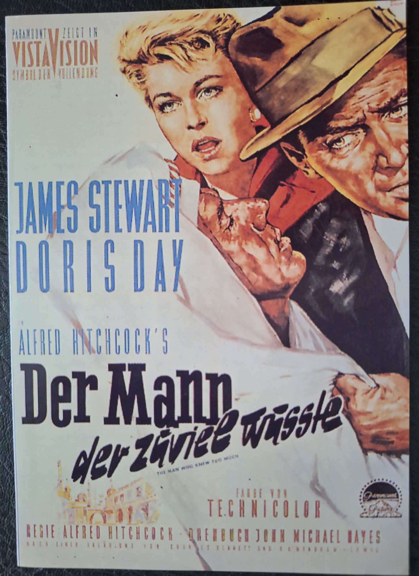 749: Der Mann der zuviel wusste (The man who knew too much) (Alfred Hitchcock) James Stewart, Doris Day, Brenda DeBanzie, Bernhard Miles, Ralp Truman