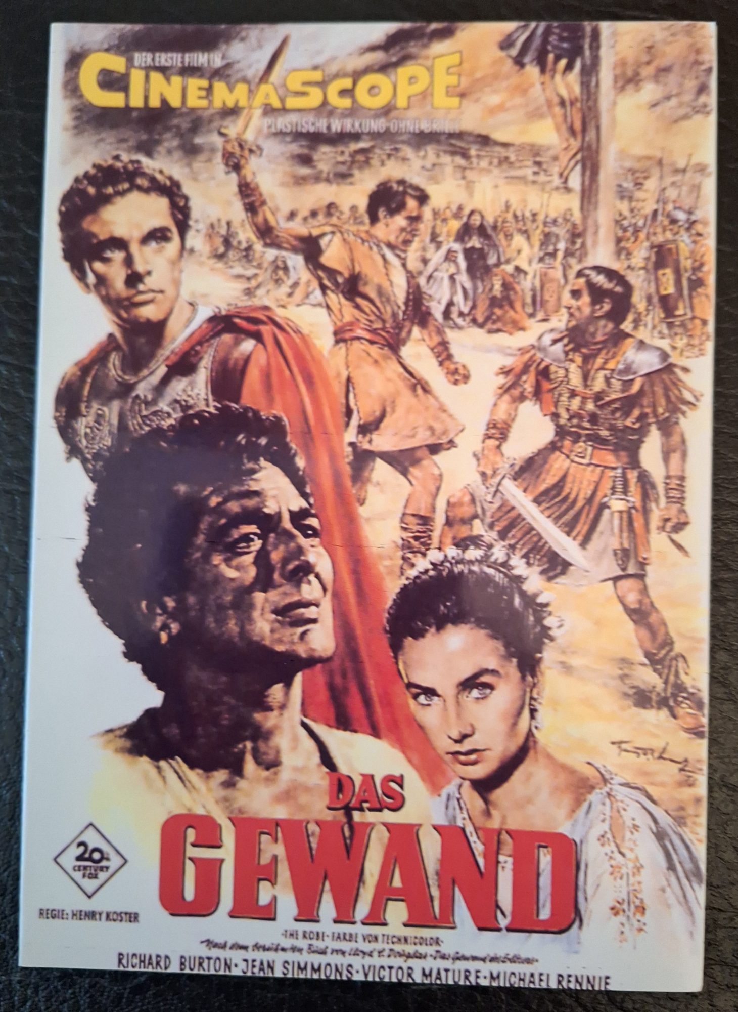775: Das Gewand (The Robe) ( Henry Koster ) Jean Simmons, Richard Burton, Victor Mature, Michael Rennie, Dean Jagger, Richard Boone, Leon Askin,