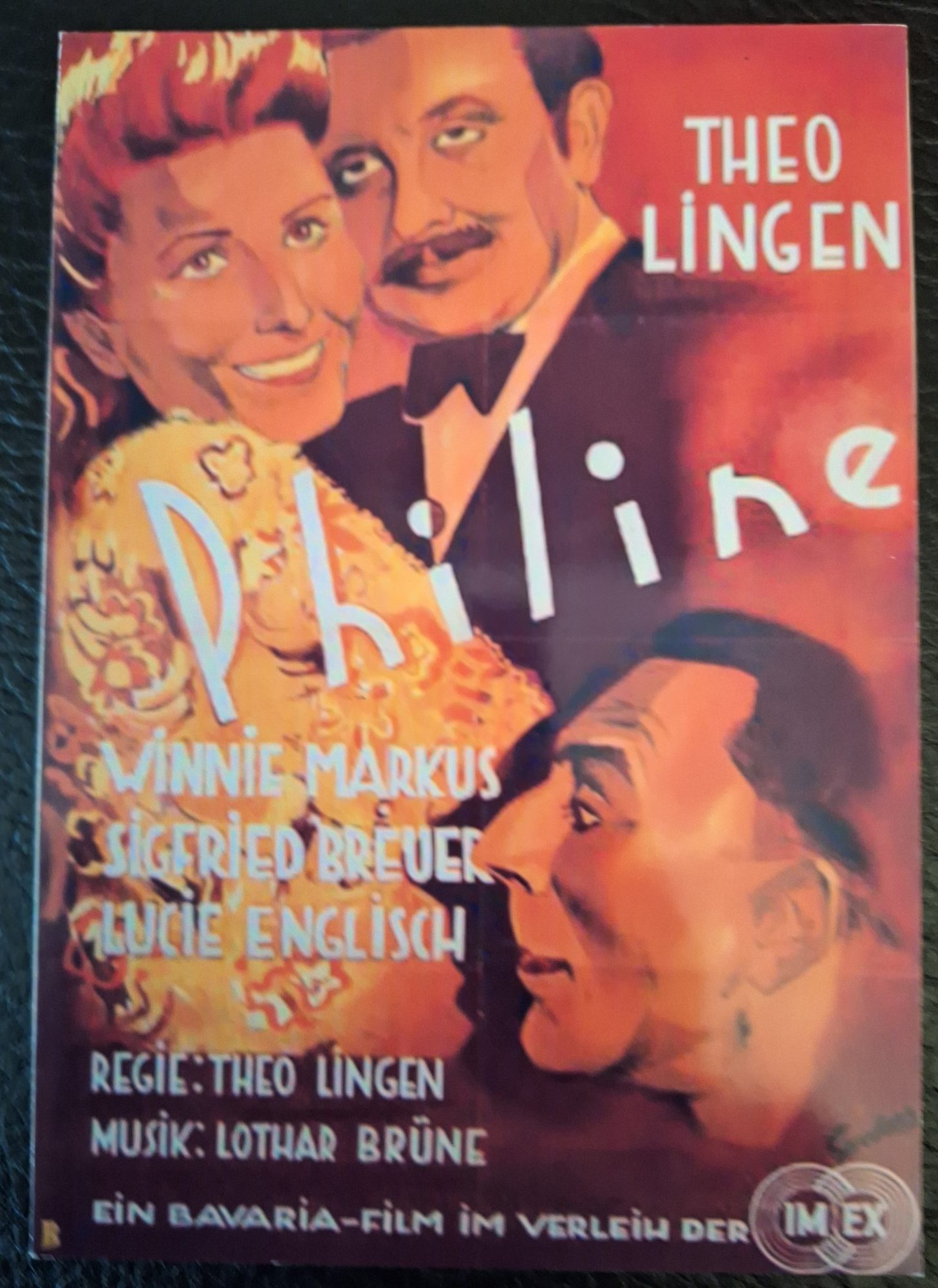 759: Philine ( Theo Lingen ) Winnie Markus, Siegfried Breuer, Theo Lingen, Susi Nicoletti, Hilde Sessak, Lucie Englisch, Wastl Witt,