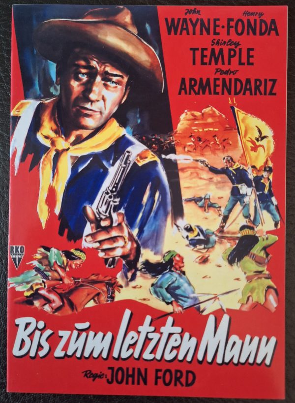 1065: Bis zum letzten Mann ( Kampf um das Apachenfort ) ( John Ford ) John Wayne, Shirley Temple, Henry Fonda, John Agar, Pedro Armendariz, Ward Bond, George O´Brien, Victor McLaglen, Anna Lee, Irene Rich, Dick Foran,