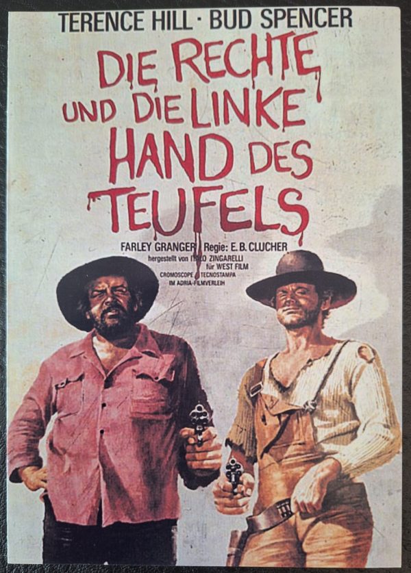 1315: Die Recht und die linke Hand des Teufels ( E. B. Clucher ) Terence Hill, Bud Spencer, Farley Granger, Steffen Zacharias, Dan Sturkie, Gisela Hahn, Elena Pedemonte,