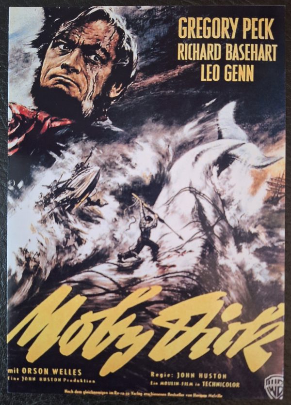 1333: Moby Dick (John Huston) Gregory Peck, Leo Genn, Orson Welles, Richard Basehart, James Robertson Justice, Harry Andrews, Bernard Miles, Noel Purcell, Edric Connor, Mervyn Johns, Joseph Tomelty,