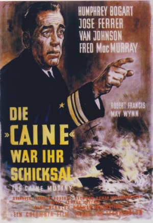 1152: Die Caine war ihr Schicksal (Edward Dmytryk) Humphrey Bogart, Jose Ferrer, Van Johnson, Fred MacMurray, Robert Francis, May Wynn, Tom Tully, E. G. Marshall, Arthur Franz, Lee Marvin, Warner Andersen, Claude Akins, Katharine Warren,