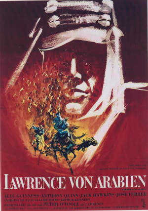 1115: Lawrence von Arabien ( David Lean ) Peter O´Toole, Omar Sharif, Sir Alec Guinness, Anthony Quinn, Jack Hawkins, Jose Ferrer, Anthony Quayle, Claude Rains, Arthur Kennedy