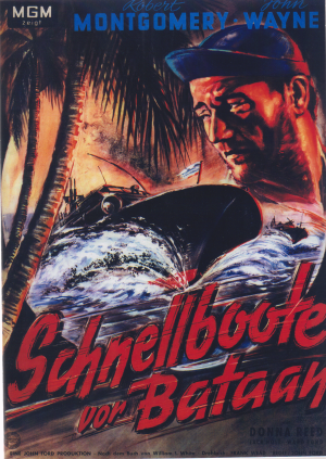 1110: Schnellboote vor Bataan ( John Ford ) John Wayne, Donna Reed, Jack Holt, Ward Bond, Marshall Thompson, Paul Langton, Leon Ames, Arthur Walsh, Donald Curtis, Cameron Mitchell, Jeff York, Murray Alper, Harry Tenbrook, Jack Pennick,
