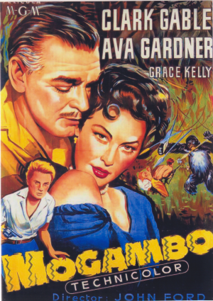 1104: Mogambo ( John Ford ) Clark Gable, Ava Gardner, Grace Kelly, Donald Sinden, Philip Stainton, Eric Pohlmann,