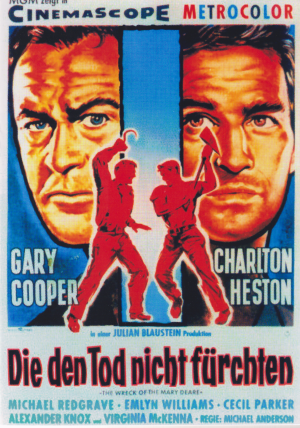 1101: Die den Tod nicht fürchten (Michael Anderson) Gary Cooper, Charlton Heston, Michael Redgrave, Emlyn Williams, Cecil Parker, Alexander Knox, Virginia McKenna, Richard Harris, Ben Wright, Peter Illing, Terence de Marney, Ashley Cowan,