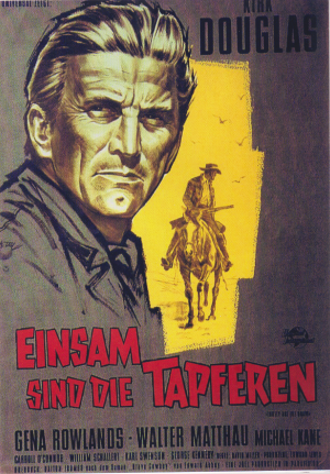 1153: Einsam sind die Tapferen (Lonely Are The Braves) (David Miller) Kirk Douglas, Walter Matthau, Gena Rowlands, Michael Kane, Carroll O'Connor, William Schallert,