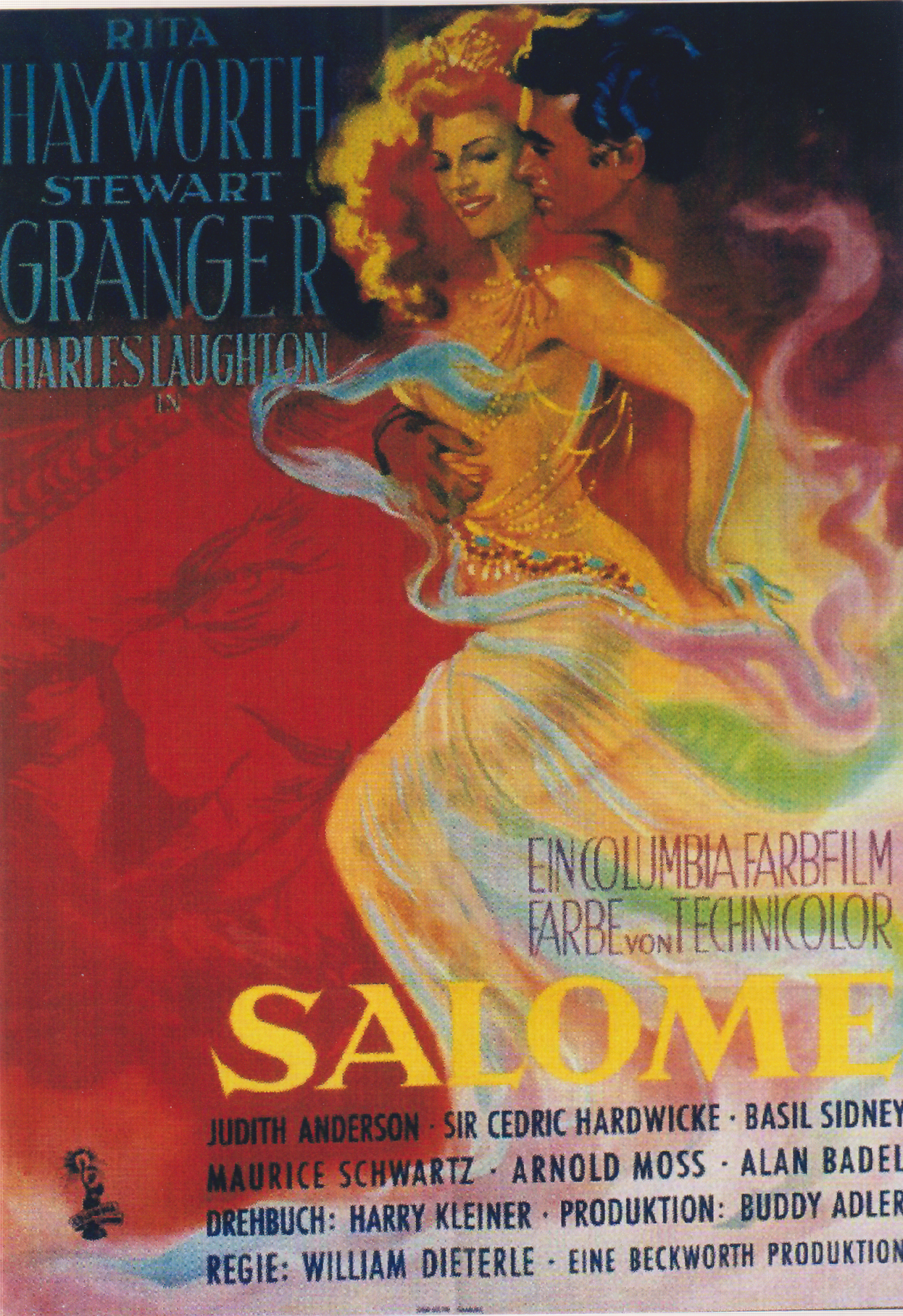 1193: Salome ( William Dieterle ) Rita Hayworth, Stewart Granger, Charles Laughton, Judith Anderson, Sir Cedric Hardwicke, Alan Badel, Basil Sydney, Rex Reason, Michael Granger,
