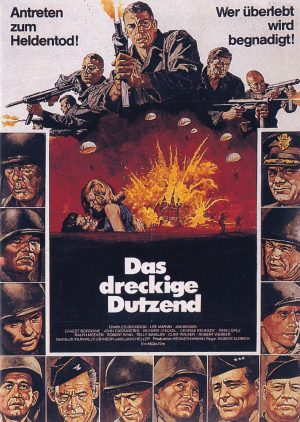 1141: Das dreckige Dutzend ( The Dirty Dozen ) ( Robert Aldrich ) Lee Marvin, Charles Bronson, Ernest Borgnine, Jim Brown, John Cassavetas, Richard Jaeckel, George Kennedy, Ralph Meeker, Robert Ryan, Telly Savallas, Donald Sutherland, Clint Walker, Robert Webber, Trini Lopez,
