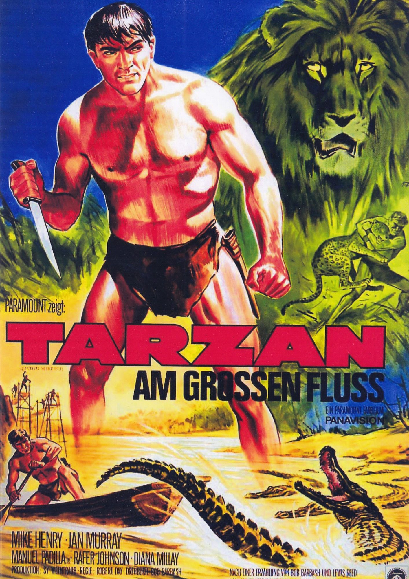 1142: Tarzan am grossen Fluss ( Tarzan and the Great River ) ( Edgar Rice Burroughs ) Mike Henry, Jan Murray, Manuel Padilla jr., Diana Millay,