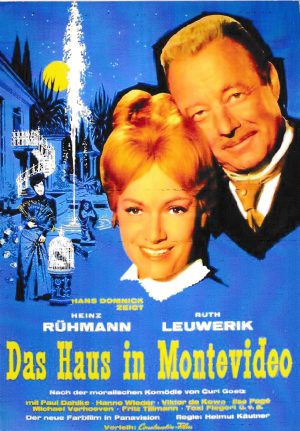1861: Das Haus in Montevideo (Helmut Käutner) Heinz Rühmann, Ruth Leuwerik, Paul Dahlke, Ilse Page, Michael Verhoeven, Doris Kiesow, Hanne Wieder, Viktor de Kowa, Fritz Tillmann, Herbert Kroll, Georg Gütlich, Toxi Fiegert