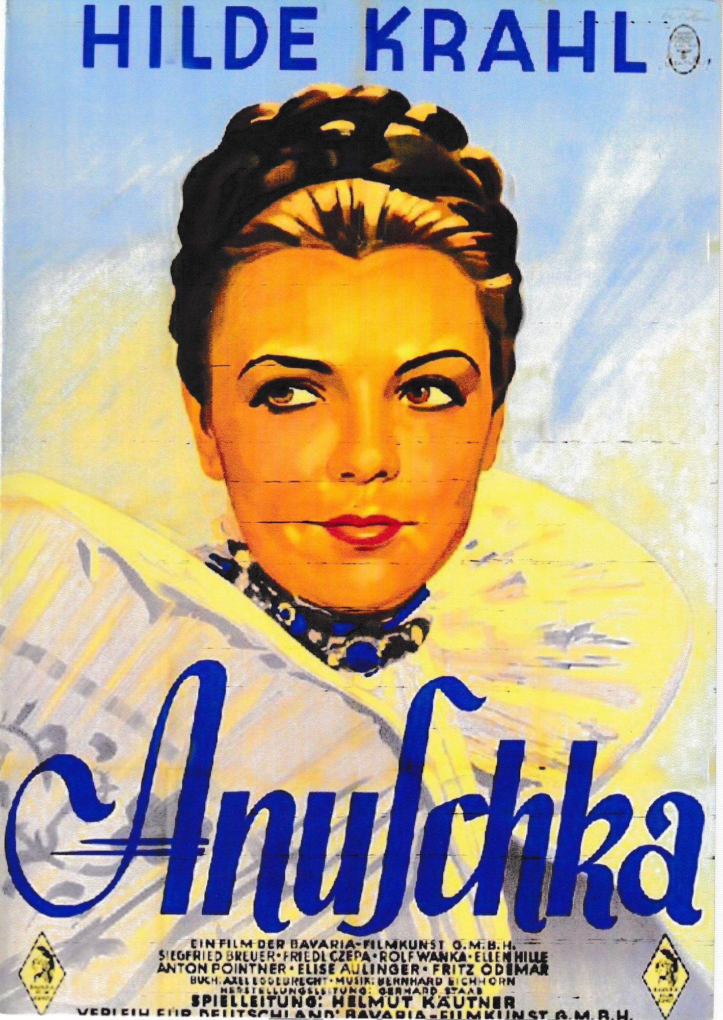 1864: Anuschka ( Helmut Käutner ) Hilde Krahl, Siegfried Breuer, Friedl Czepa, Elise Aulinger, Rolf Wanka, Fritz Odemar, Ellen Hille, Anton Pointner, Beppo Schwaiger, Karl Etlinger, Lotte Lang, Harry Hardt, Klaus Pohl,