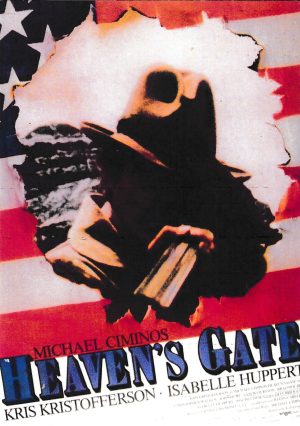 1890: Heaven´s Gate ( Michael Cimino ) Kris Kristofferson, Christopher Walken, John Hurt, Sam Waterston, Brad Dourif, Isabelle Huppert, Joseph Cotten, Jeff Bridges, Ronnie Hawkins, Paul Koslo, Geoffrey Lewis, Richard Masur, Roseanne Vela, Mary C. Wright,